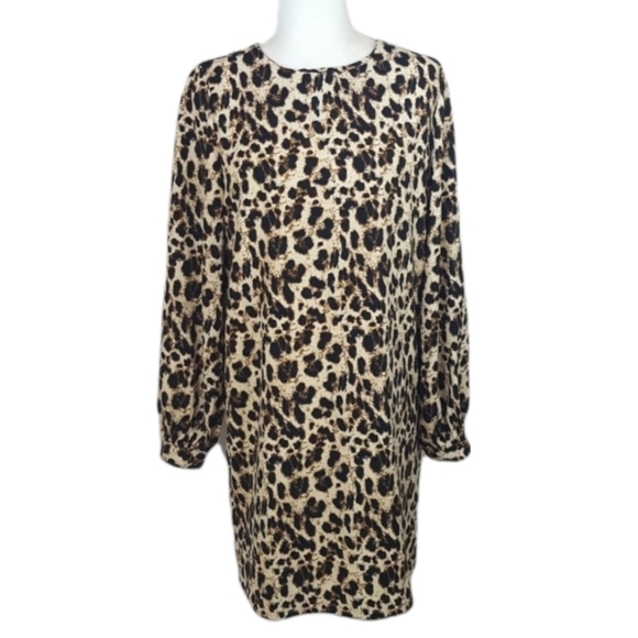 REYNAH Couture - Leopard Print Sheath Dress - Picture 1 of 6